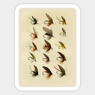 Trout Flies Sticker